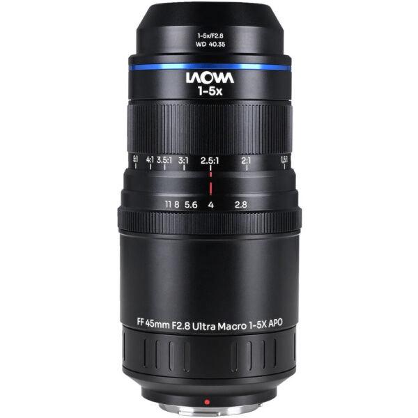 Venus Optics Laowa Aksen 45mm f/2.8 1-5x Ultra Macro APO Lens (Micro Four Thirds) view 4