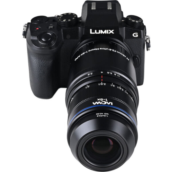 Venus Optics Laowa Aksen 45mm f/2.8 1-5x Ultra Macro APO Lens (Micro Four Thirds) view 5