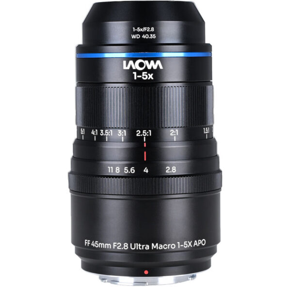 Venus Optics Laowa Aksen 45mm f/2.8 1-5x Ultra Macro APO Lens (Nikon F) view 4