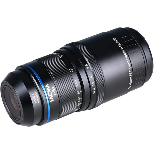 Venus Optics Laowa Aksen 45mm f/2.8 1-5x Ultra Macro APO Lens (Sony E) view 3