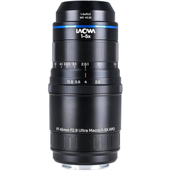 Venus Optics Laowa Aksen 45mm f/2.8 1-5x Ultra Macro APO Lens (Sony E) view 4