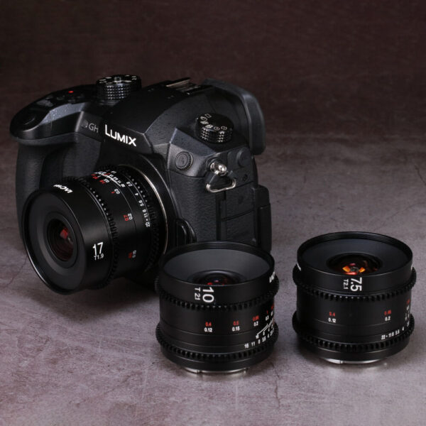 Venus Optics Laowa MFT Cine Prime 3-Lens Wide Bundle (MFT, Feet/Meters)