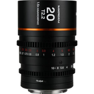 Venus Optics Laowa Nanomorph 20mm T2.2 1.5x MFT Anamorphic Lens (Micro Four Thirds, Amber Flare)