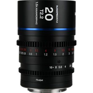 Venus Optics Laowa Nanomorph 20mm T2.2 1.5x MFT Anamorphic Lens (Micro Four Thirds, Blue Flare)