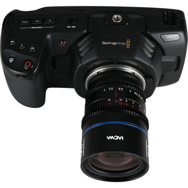 Venus Optics Laowa Nanomorph 20mm T2.2 1.5x MFT Anamorphic Lens (Micro Four Thirds, Blue Flare) view 7