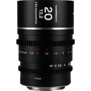 Venus Optics Laowa Nanomorph 20mm T2.2 1.5x MFT Anamorphic Lens (Micro Four Thirds, Silver Flare)