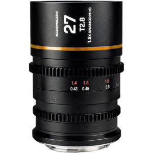 Venus Optics Laowa Nanomorph 27mm T2.8 1.5x S35 Anamorphic Lens (DJI DL, Amber Flare)