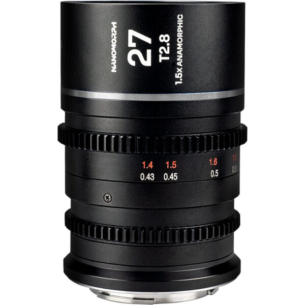 Venus Optics Laowa Nanomorph 27mm T2.8 1.5x S35 Anamorphic Lens (Micro Four Thirds, Silver Flare)