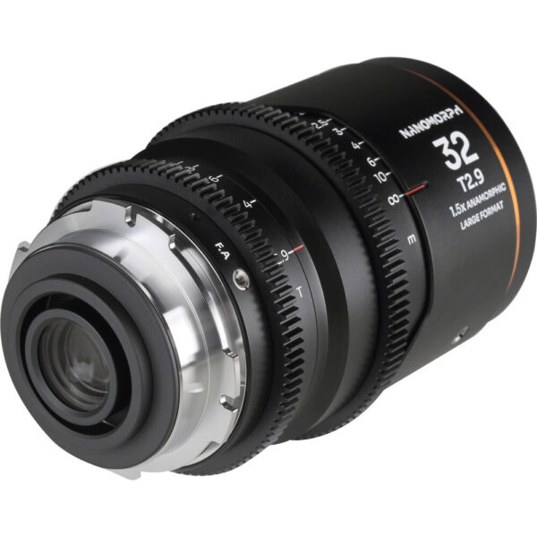 Venus Optics Laowa Nanomorph 32mm T2.9 1.5x LF Anamorphic Lens (ARRI PL & Canon EF, Amber Flare) view 4