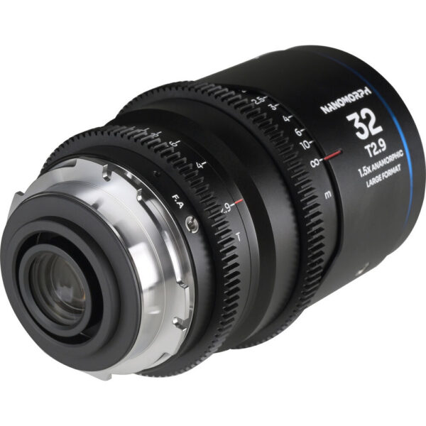 Venus Optics Laowa Nanomorph 32mm T2.9 1.5x LF Anamorphic Lens (ARRI PL & Canon EF, Blue Flare) view 4