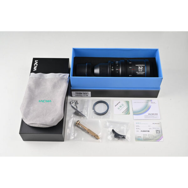 Venus Optics Laowa Nanomorph 32mm T2.9 1.5x LF Anamorphic Lens (ARRI PL & Canon EF, Blue Flare) view 5
