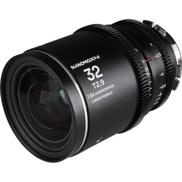 Venus Optics Laowa Nanomorph 32mm T2.9 1.5x LF Anamorphic Lens (ARRI PL & Canon EF, Silver Flare) view 3