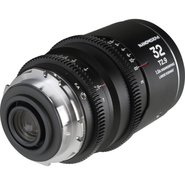 Venus Optics Laowa Nanomorph 32mm T2.9 1.5x LF Anamorphic Lens (ARRI PL & Canon EF, Silver Flare) view 4