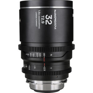 Venus Optics Laowa Nanomorph 32mm T2.9 1.5x LF Anamorphic Lens (ARRI PL & Canon EF, Silver Flare)