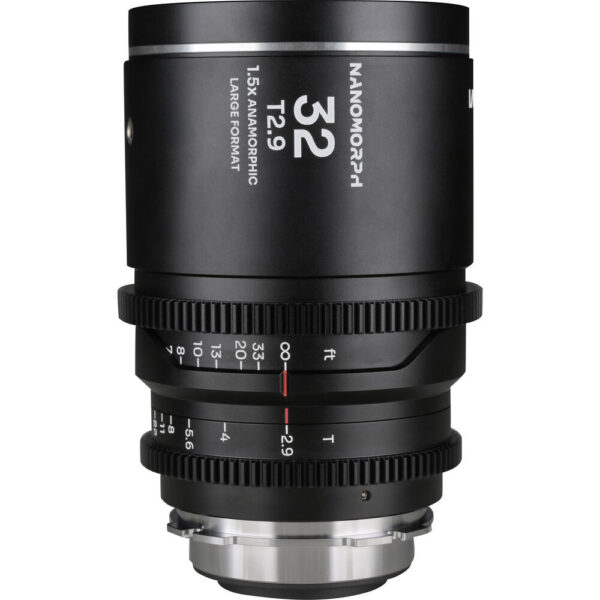 Venus Optics Laowa Nanomorph 32mm T2.9 1.5x LF Anamorphic Lens (ARRI PL & Canon EF, Silver Flare)