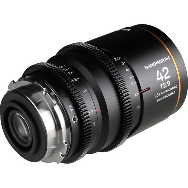 Venus Optics Laowa Nanomorph 42mm T2.9 LF Anamorphic Lens (ARRI PL & Canon EF, Amber Flare) view 4