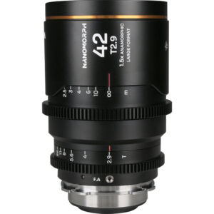 Venus Optics Laowa Nanomorph 42mm T2.9 LF Anamorphic Lens (ARRI PL & Canon EF, Amber Flare)