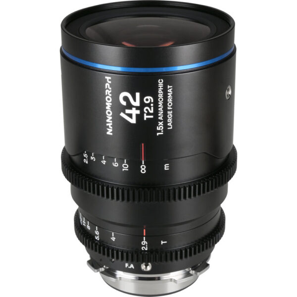 Venus Optics Laowa Nanomorph 42mm T2.9 LF Anamorphic Lens (ARRI PL & Canon EF, Blue Flare)