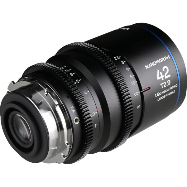 Venus Optics Laowa Nanomorph 42mm T2.9 LF Anamorphic Lens (ARRI PL & Canon EF, Blue Flare) view 4