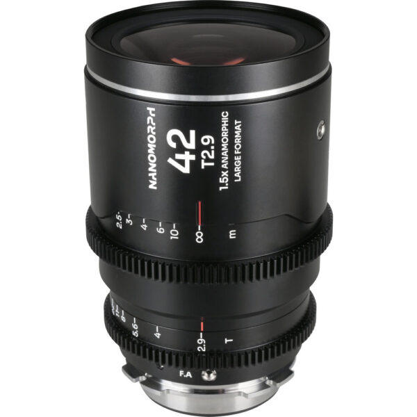 Venus Optics Laowa Nanomorph 42mm T2.9 LF Anamorphic Lens (ARRI PL & Canon EF, Silver Flare) view 2