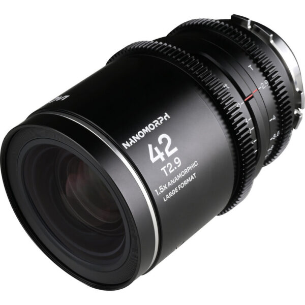 Venus Optics Laowa Nanomorph 42mm T2.9 LF Anamorphic Lens (ARRI PL & Canon EF, Silver Flare) view 3
