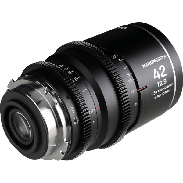 Venus Optics Laowa Nanomorph 42mm T2.9 LF Anamorphic Lens (ARRI PL & Canon EF, Silver Flare) view 4
