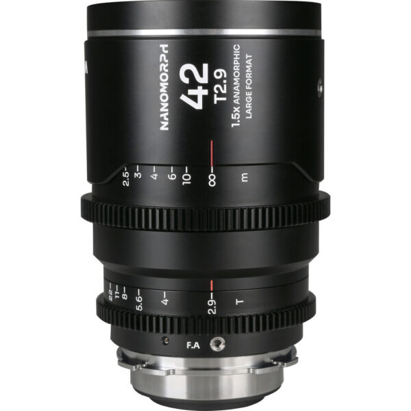 Venus Optics Laowa Nanomorph 42mm T2.9 LF Anamorphic Lens (ARRI PL & Canon EF, Silver Flare)