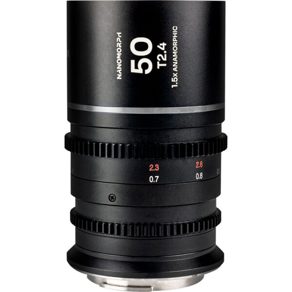 Venus Optics Laowa Nanomorph 50mm T2.4 1.5x S35 Anamorphic Lens (Canon RF, Silver Flare)
