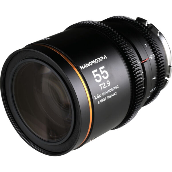 Venus Optics Laowa Nanomorph 55mm T2.9 1.5x LF Anamorphic Lens (ARRI PL & Canon EF, Amber Flare) view 3