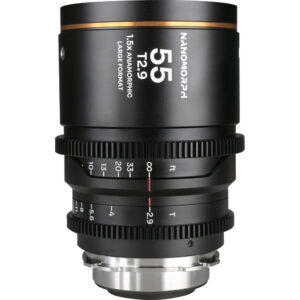 Venus Optics Laowa Nanomorph 55mm T2.9 1.5x LF Anamorphic Lens (ARRI PL & Canon EF, Amber Flare)