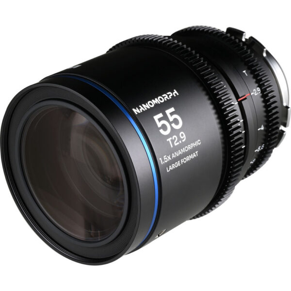 Venus Optics Laowa Nanomorph 55mm T2.9 1.5x LF Anamorphic Lens (ARRI PL & Canon EF, Blue Flare) view 3