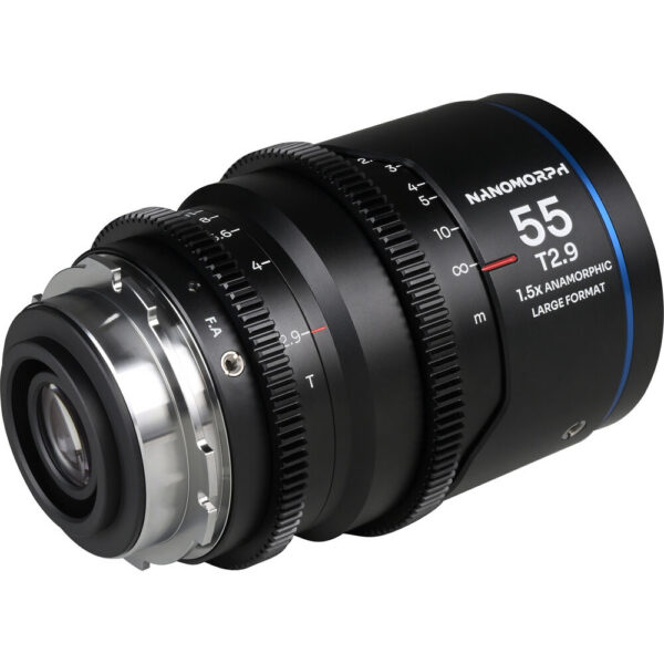 Venus Optics Laowa Nanomorph 55mm T2.9 1.5x LF Anamorphic Lens (ARRI PL & Canon EF, Blue Flare) view 4