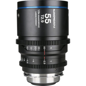 Venus Optics Laowa Nanomorph 55mm T2.9 1.5x LF Anamorphic Lens (ARRI PL & Canon EF, Blue Flare)