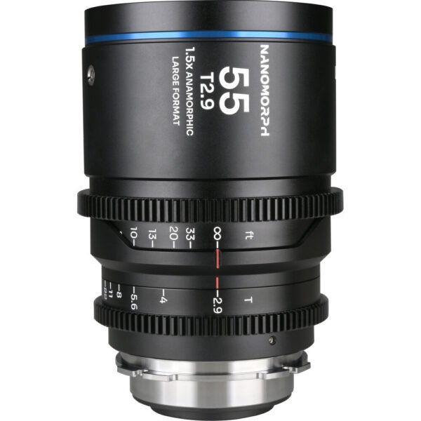 Venus Optics Laowa Nanomorph 55mm T2.9 1.5x LF Anamorphic Lens (ARRI PL & Canon EF, Blue Flare)