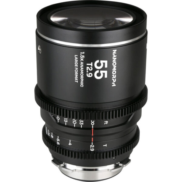 Venus Optics Laowa Nanomorph 55mm T2.9 1.5x LF Anamorphic Lens (ARRI PL & Canon EF, Silver Flare)