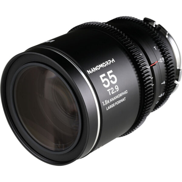 Venus Optics Laowa Nanomorph 55mm T2.9 1.5x LF Anamorphic Lens (ARRI PL & Canon EF, Silver Flare) view 3