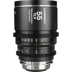 Venus Optics Laowa Nanomorph 55mm T2.9 1.5x LF Anamorphic Lens (ARRI PL & Canon EF, Silver Flare)