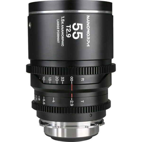 Venus Optics Laowa Nanomorph 55mm T2.9 1.5x LF Anamorphic Lens (ARRI PL & Canon EF, Silver Flare)