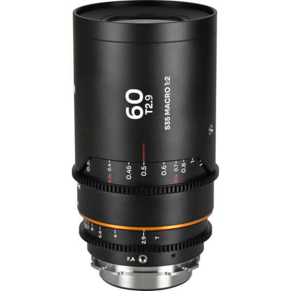 Venus Optics Laowa Nanomorph 60mm T2.9 1.5x Macro 1:2 Anamorphic Lens (ARRI PL & Canon EF, Amber Flare) view 2