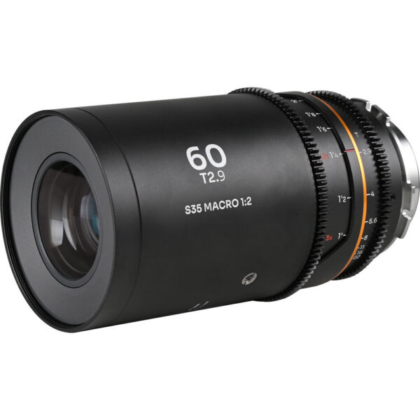 Venus Optics Laowa Nanomorph 60mm T2.9 1.5x Macro 1:2 Anamorphic Lens (ARRI PL & Canon EF, Amber Flare) view 3