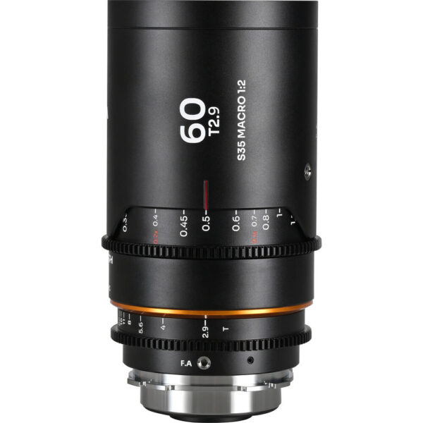 Venus Optics Laowa Nanomorph 60mm T2.9 1.5x Macro 1:2 Anamorphic Lens (ARRI PL & Canon EF, Amber Flare)