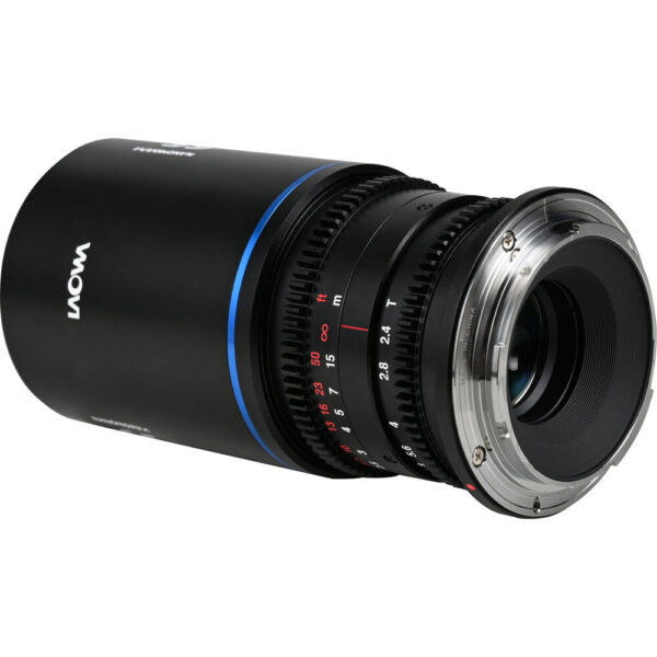 Venus Optics Laowa Nanomorph 65mm T2.4 1.5x S35 Anamorphic Lens (Canon RF, Blue Flare) view 4
