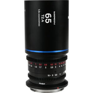 Venus Optics Laowa Nanomorph 65mm T2.4 1.5x S35 Anamorphic Lens (Canon RF, Blue Flare)