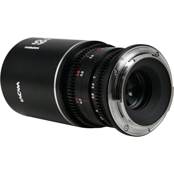 Venus Optics Laowa Nanomorph 65mm T2.4 1.5x S35 Anamorphic Lens (Canon RF, Silver Flare) view 4