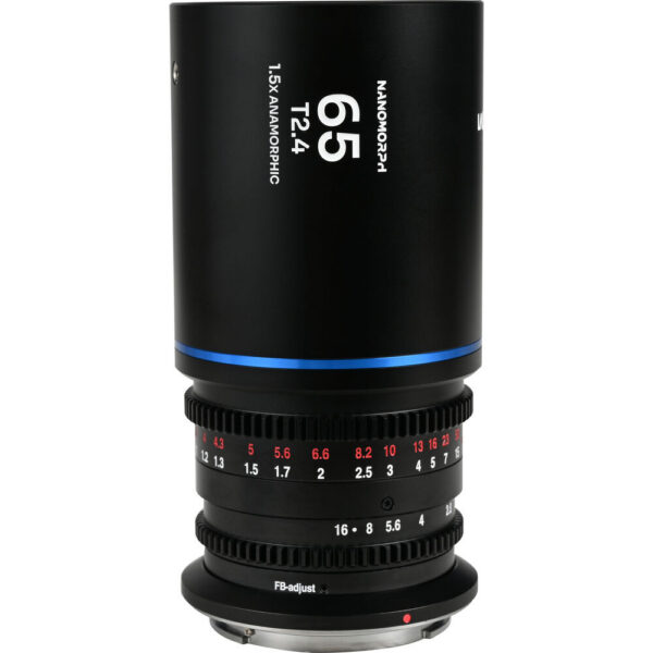 Venus Optics Laowa Nanomorph 65mm T2.4 1.5x S35 Anamorphic Lens (Micro Four Thirds, Blue Flare)