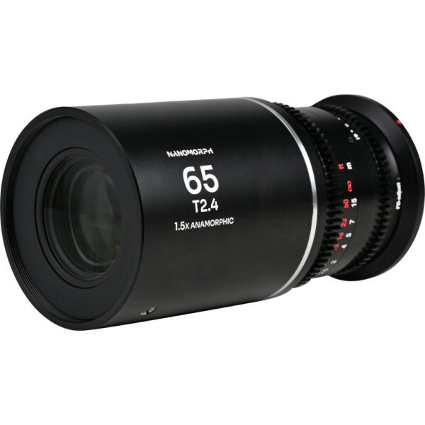 Venus Optics Laowa Nanomorph 65mm T2.4 1.5x S35 Anamorphic Lens (Micro Four Thirds, Silver Flare) view 3