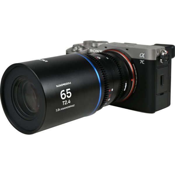 Venus Optics Laowa Nanomorph 65mm T2.4 1.5x S35 Anamorphic Lens (Nikon Z, Blue Flare) view 6