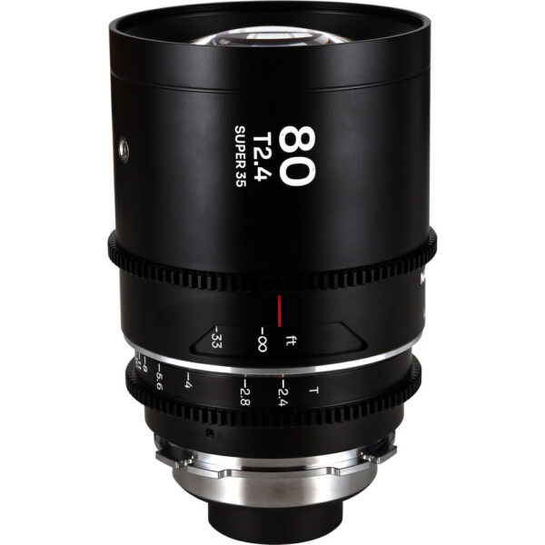 Venus Optics Laowa Nanomorph 80mm T2.4 1.5x S35 Anamorphic Lens (ARRI PL & Canon EF, Silver Flare)