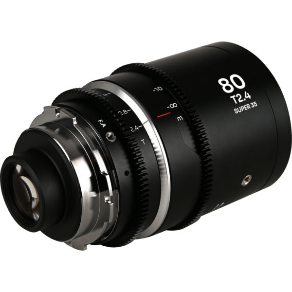 Venus Optics Laowa Nanomorph 80mm T2.4 1.5x S35 Anamorphic Lens (ARRI PL & Canon EF, Silver Flare) view 4