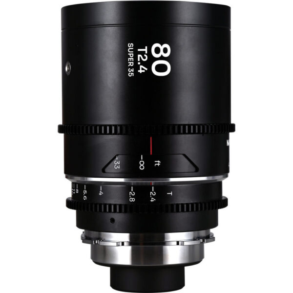Venus Optics Laowa Nanomorph 80mm T2.4 1.5x S35 Anamorphic Lens (ARRI PL & Canon EF, Silver Flare)